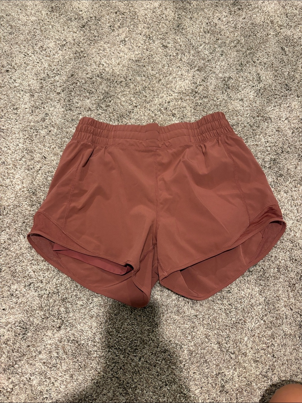 Mondetta Women’s Athletic Shorts in Rust